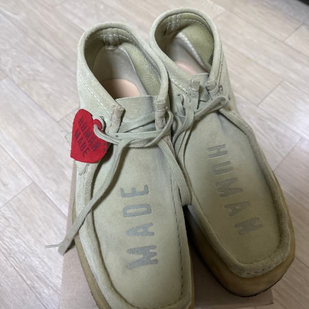 클락스 휴먼메이드 왈라비 메이드베이지 UK 9.5