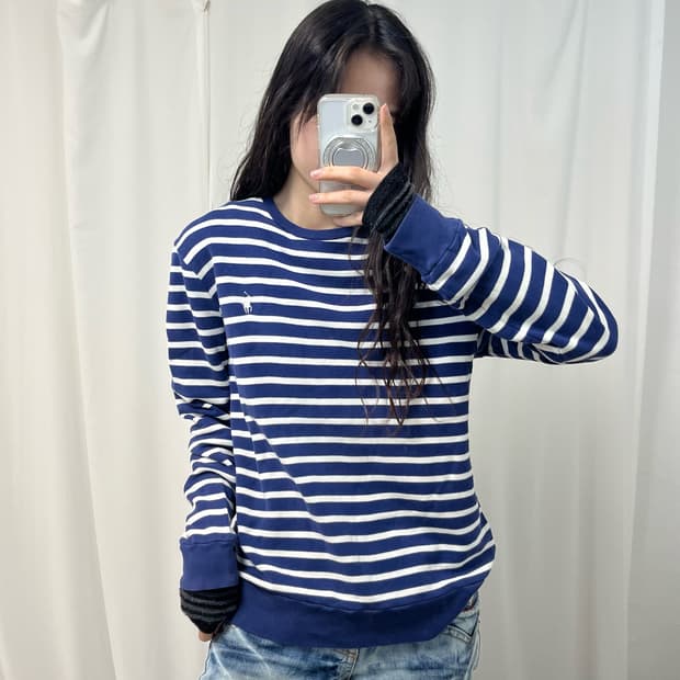 Polo Stripe Cotton Knit