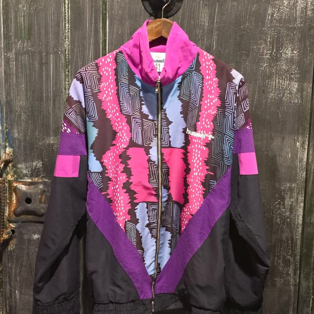 90s Hummel Abstract Pattern Track Jacket