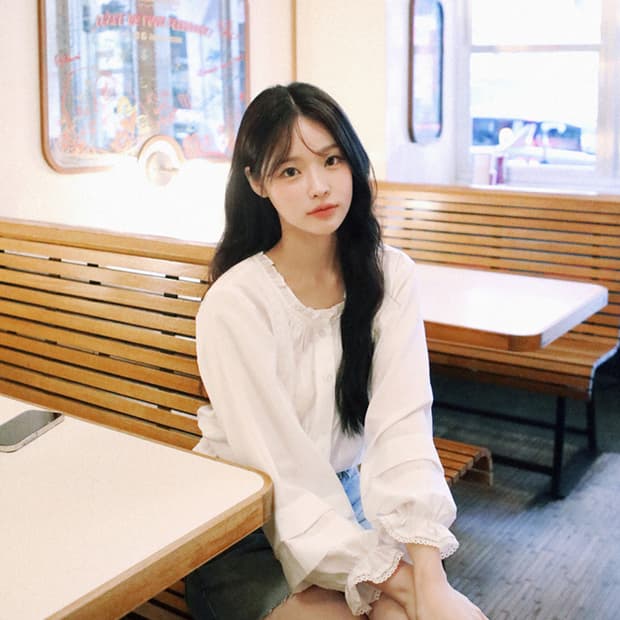 밀크코코아 아멜리라인 릴리 블라우스 새상품