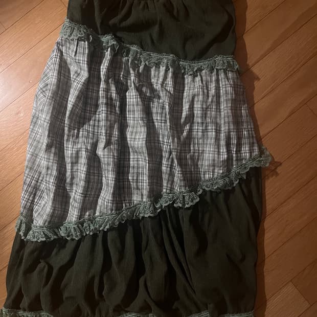 모리걸 빈티지 롱스커트