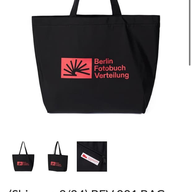 Berlin photobook 토트백