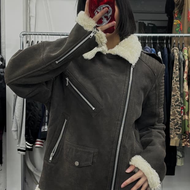 206 Homme 양가죽 무스탕