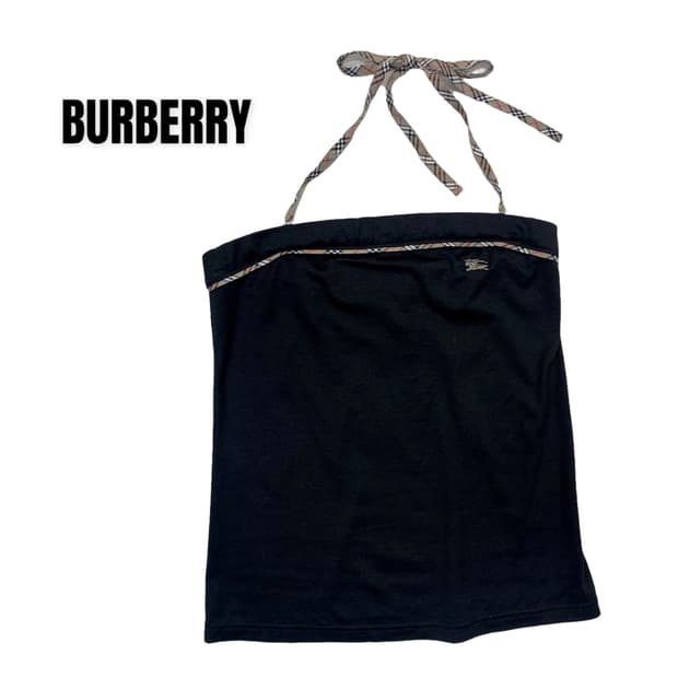 burberry neck ribbon top