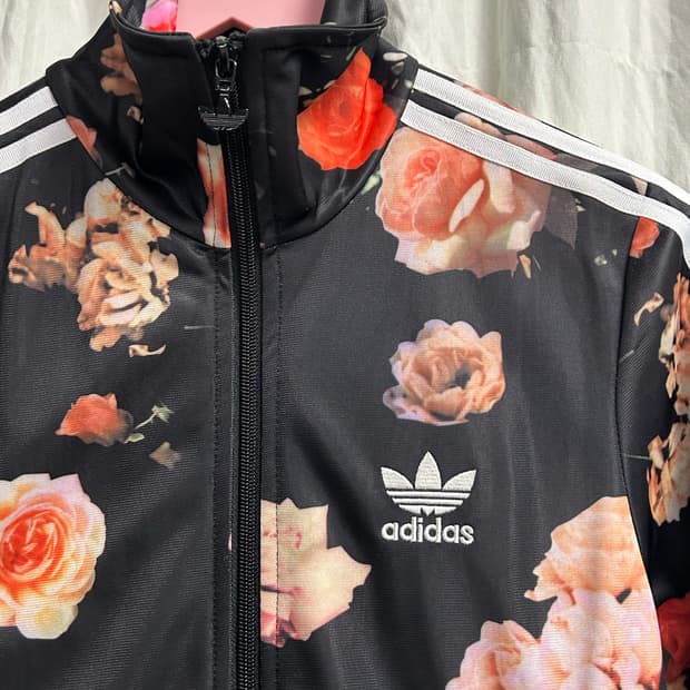 아디다스 파이어버드 오리지널 플라워 자켓 xs