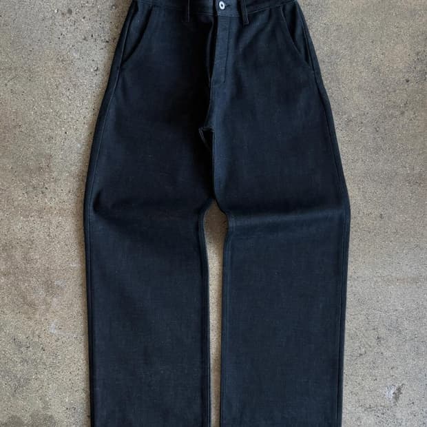 the hidden rivet 18oz 셀비지 데님 32