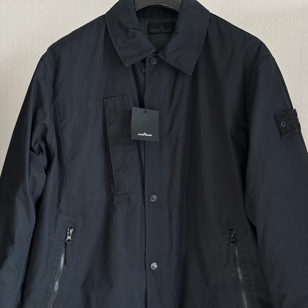 스톤아일랜드 고스트피스 O-ventile 다운 패딩 L(105) 블랙