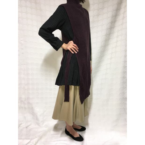 vintage 니트 베스트