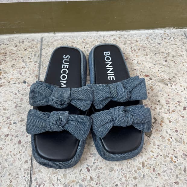 슈콤마보니 리본 샌들 (235-250)