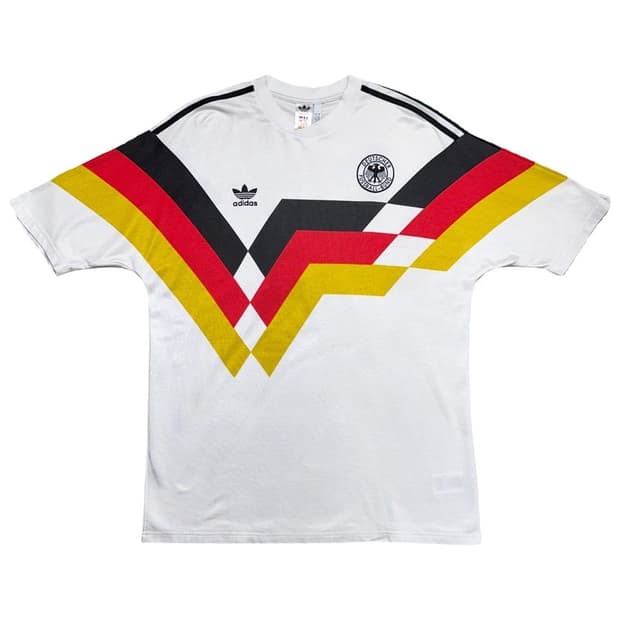 ADIDAS 1990 독일 국대 축구 유니폼 L