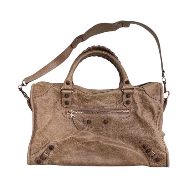 빈티지 레더 모터백