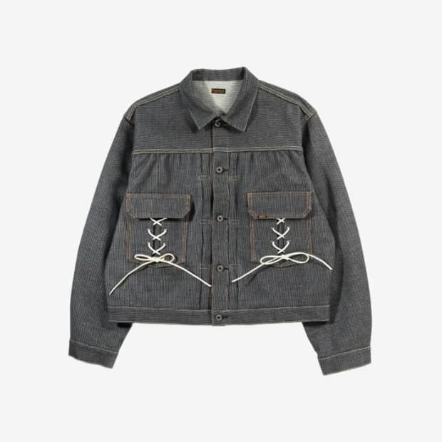 캐피탈 센츄리 데님 레이스업 2nd 자켓 N7S 인디고 3사이즈