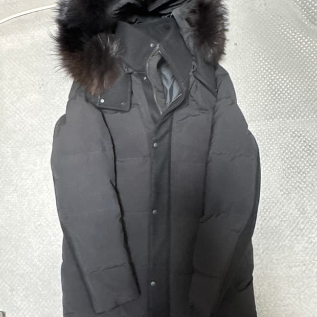 솔리드옴므 패딩 블랙