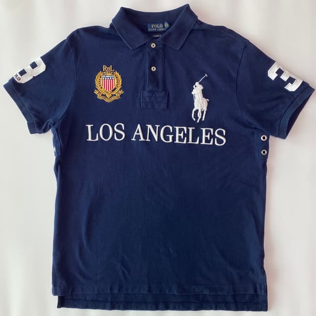 🐎 폴로 LA 시티 시리즈 커스텀 핏 카라티