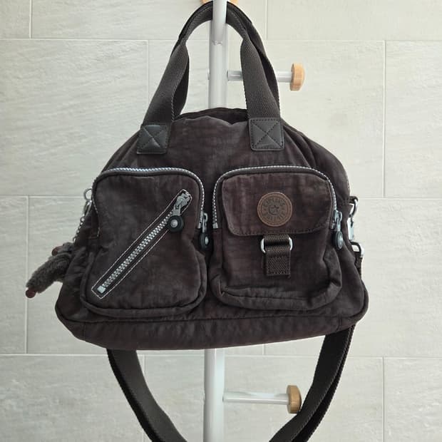 키플링 브라운 토트백 숄더백