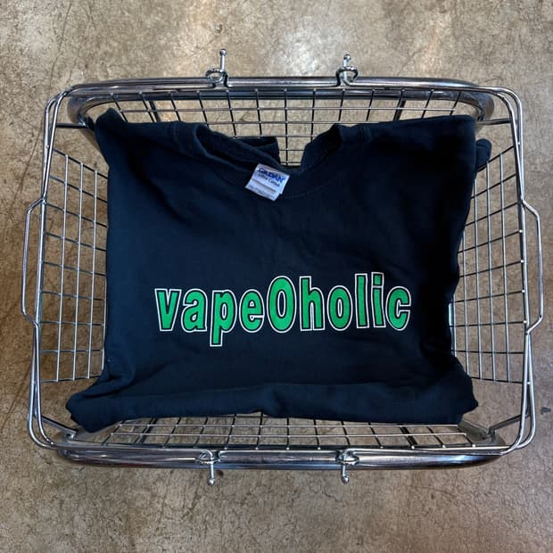 00s 길단 전자담배 중독자 프린팅 1/2tee