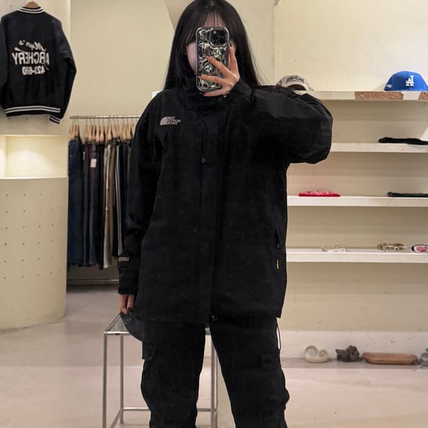 노스페이스 고어텍스 쉘 자켓 블랙 U1670