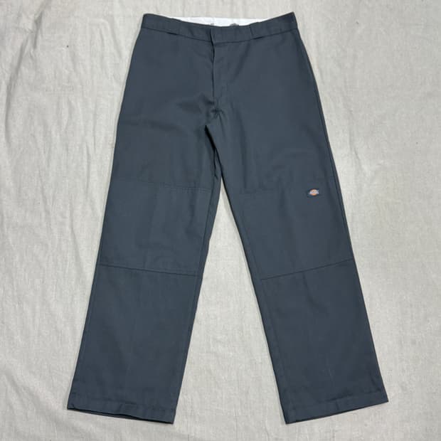 디키즈 더블니 차콜 워크팬츠 36