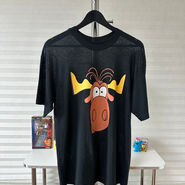 90s Bullwinkle Taco Bell Licensed 반팔