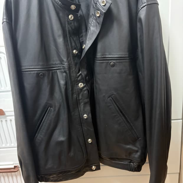 르메르 레더 블루종