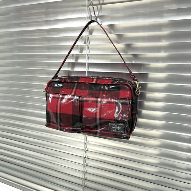 PORTER-POCKETABLE SHOULDER BAG(Red)