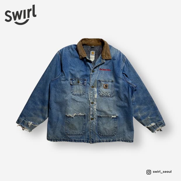 🌊Carhartt Blanket Denim chore coat