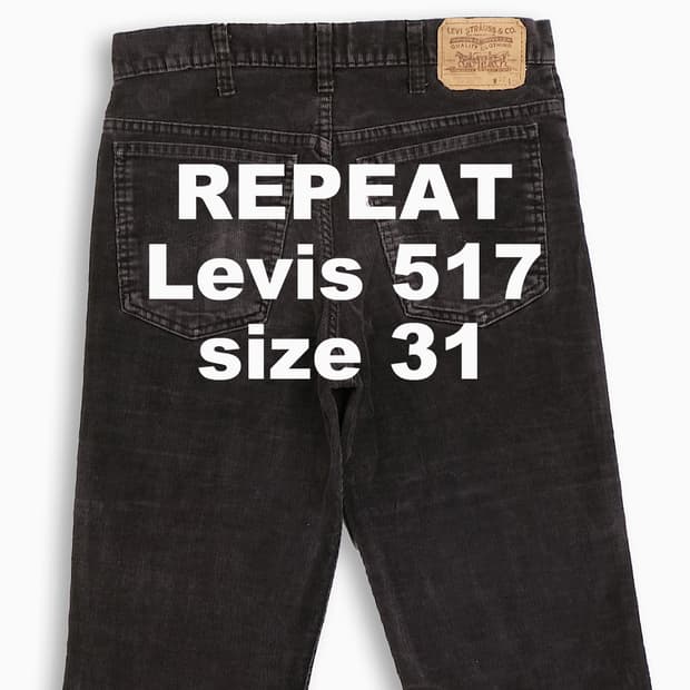 빈티지 리바이스 517 80s USA 31 인치 LV5173286