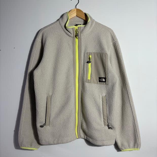 노스페이스 빈티지 베이지 플리스 집업 자켓 (무료배송)