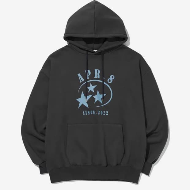 에이프릴에잇 차콜 후드티