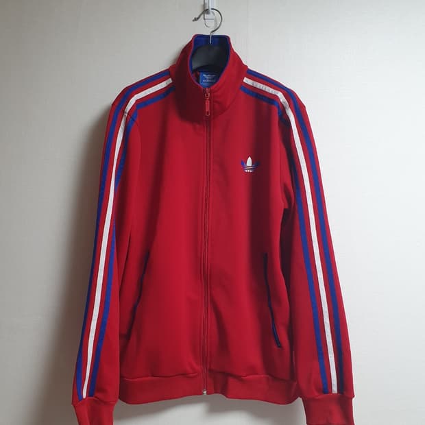 아디다스 져지 파이어버드 트랙탑 레드 블루 105