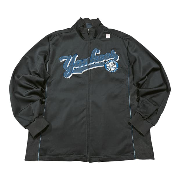 ✨ (바배) MLB 뉴욕양키즈 블랙 트랙탑 져지