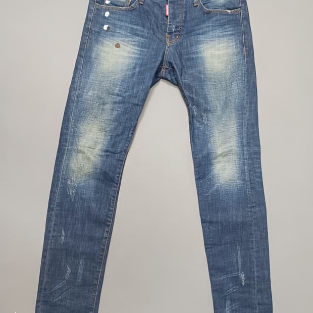 [34] 디스퀘어드2 자크론 아이콘패치 클레멘트진 청바지