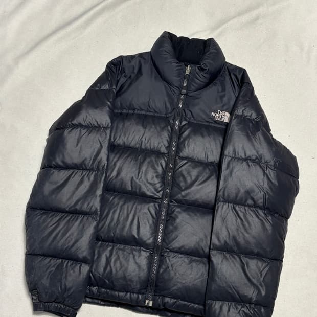 85 노스페이스 눕시 700 블랙 패딩