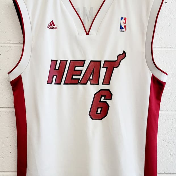 아디다스 NBA 마이애미 히트(No.6 르브론제임스) 져지(유니폼)