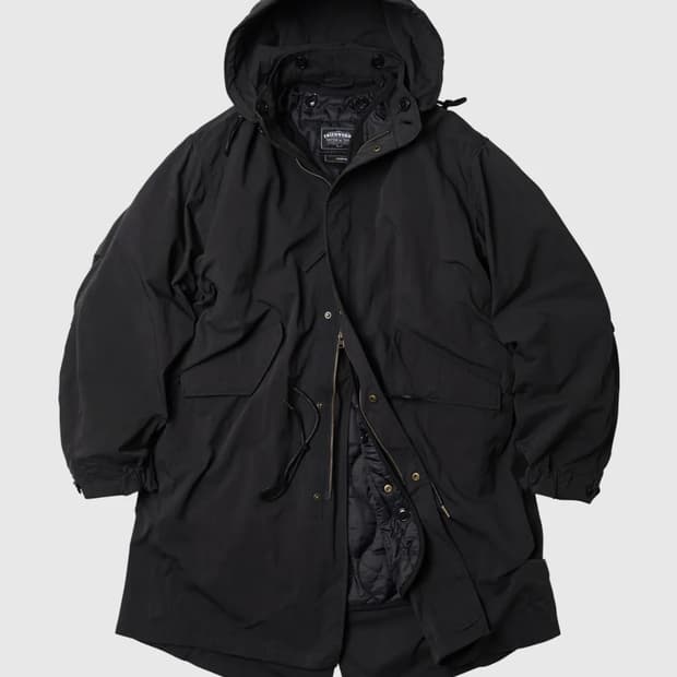 프리즘웍스 M1965 피쉬테일 파카 블랙 M