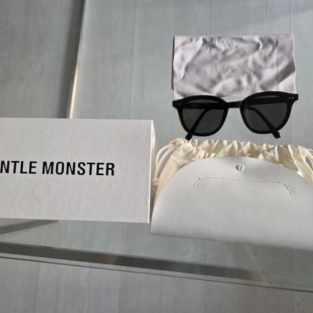 젠틀몬스터 lang 랭 블랙 선글라스 풀박스