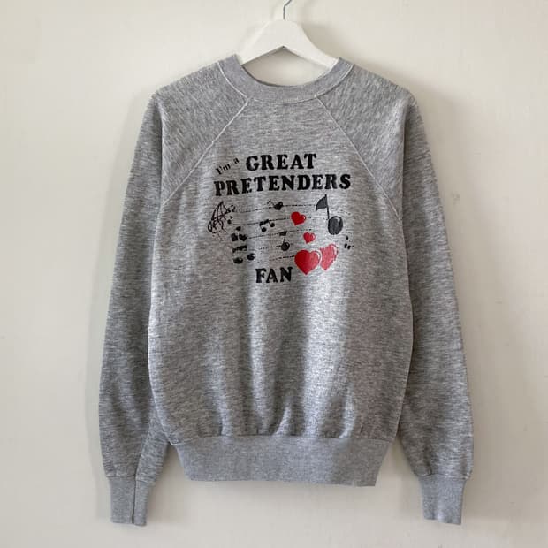 80s 빈티지 I‘m a GREAT PRETENDERS 맨투맨
