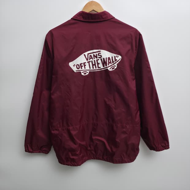 [L] 반스 버건디 코치 자켓