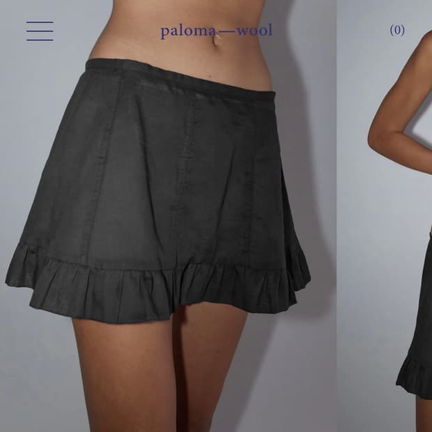 Palomawool 스커트 36