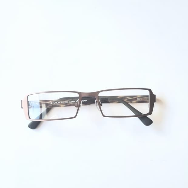 데드스탁  긱시크 사각 레트로 안경테 434