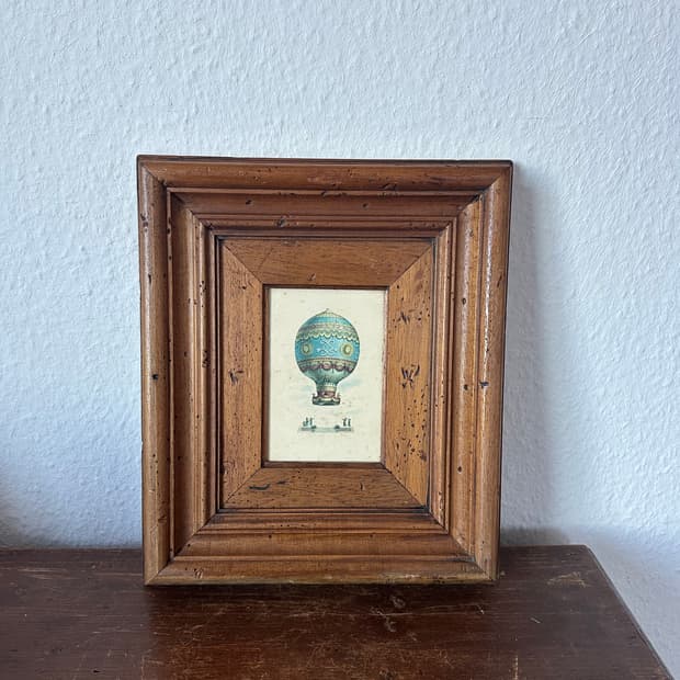 독일)빈티지 열기구액자