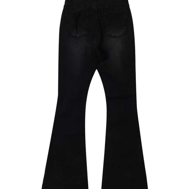 애즈온 마지팬츠 블랙 L marge pants 부츠컷 바지