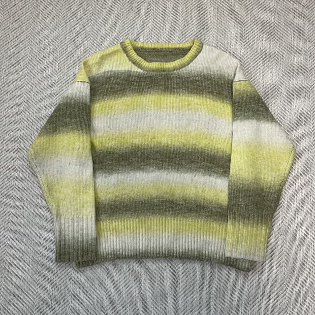 빈티지 그라데이션 니트 