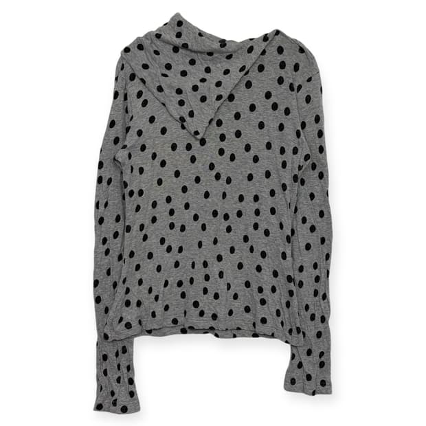 요지야마모토 도트 패턴 니트 티셔츠