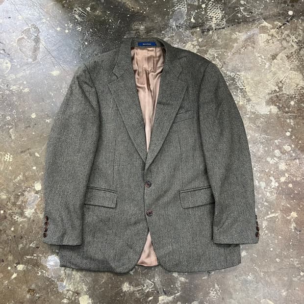 50) 폴로 랄프로렌 빈티지 트위드자켓 마이 메이드인 캐나다