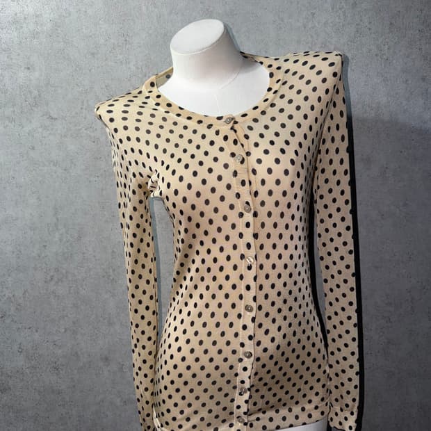 돌체앤가바나 도트 가디건