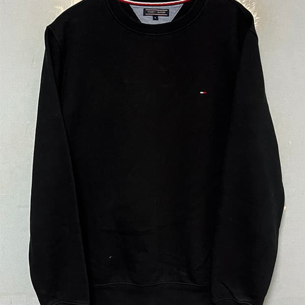 타미힐피거 남자 맨투맨 기모 겨울 캐주얼 기본 L 100