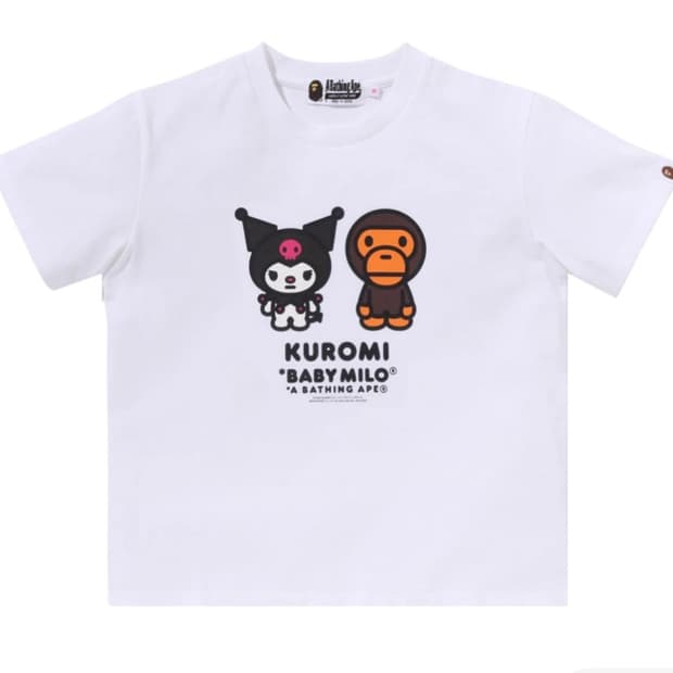 Bape baby milo x Kuromi mini t-shirt S