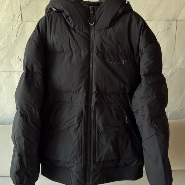 디스커버리 그루스 다운 숏패딩 100