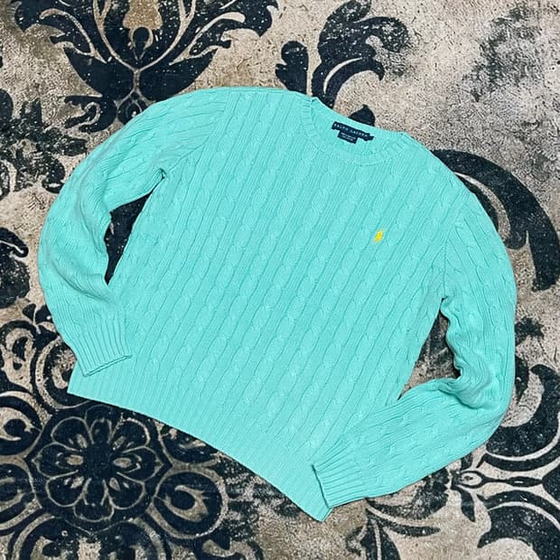 (B급) 폴로 니트 women L